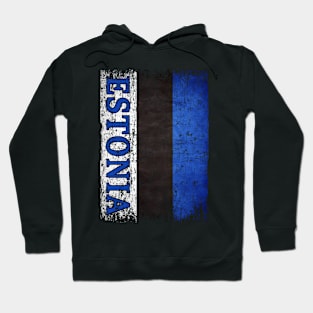 Estonia Flag Gift Women Men Children Estonia Retro Vintage Hoodie